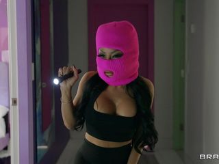 Huge-chested chinese Thief Gets Her vag And throat disciplined